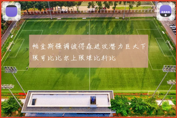 帕金斯强调彼得森进攻潜力巨大下限可比比尔上限堪比科比